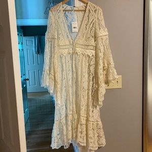 Rhiannon Lace Large Kimono Duster from Free People